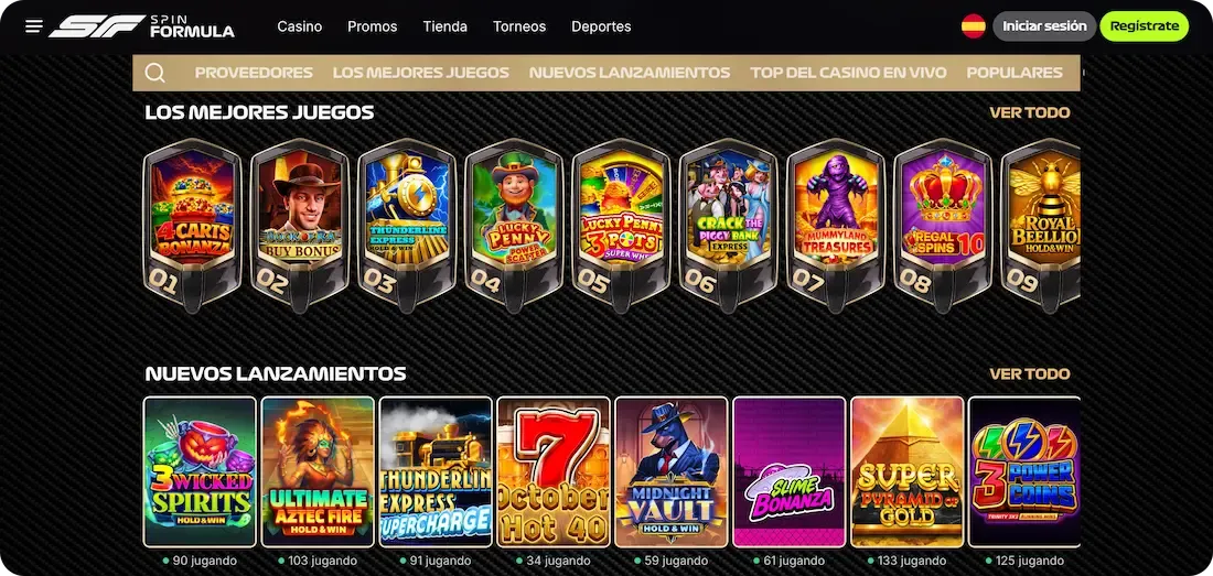 juegos del casino spinformula